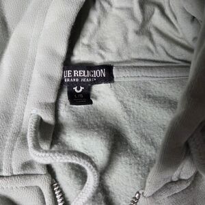 True Religion Light Sage Zip Hoodie